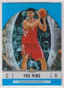 NBA YAO MING BLUE REFRACTOR 2006-07 Topps finest No. 14 PRIZM BASKETBALL ROCKETS /299 枚限定 ヤオ・ミン 姚明 リフラクターカード