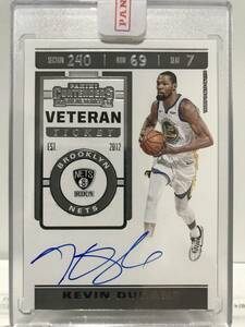 NBA KEVIN DURANT AUTO 2019-20 PANINI CONTENDERS BASKETBALL VETERAN On Card Autograph SIGNATUREke bin *te. Ran to autograph autograph 