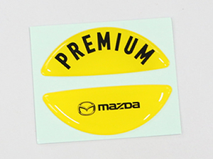  стандартный товар Mazda оригинальная деталь топливозаправочная горловина - переводная картинка этикетка Demio DJ H26.06~ высокооктановый для горловина топливного бака 