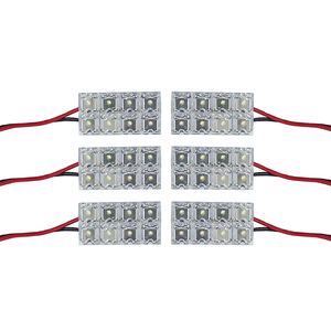 メール便送料無料 エリシオン RR5 LEDルームランプ FLUX 6Pセット 48発 ホンダ 室内灯 ルームライト 車内灯