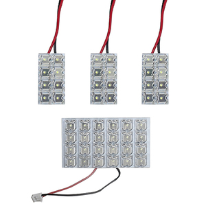 メール便送料無料 フォレスター SG5 LEDルームランプ FLUX 4Pセット 48発 スバル 室内灯 ルームライト 車内灯