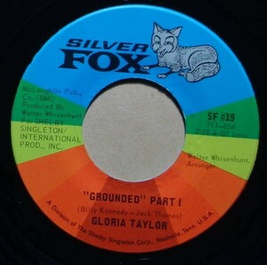 Funk◆USオリジ◆マイナーレーベル◆Gloria Taylor - Grounded◆7inch/7インチ/試聴可/超音波洗浄