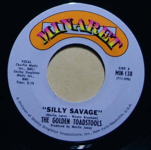 Funk/Soul◆USオリジ◆マイナーファンク◆The Golden Toadstools - Silly Savage / Weeping River◆7inch/7インチ/試聴可/超音波洗浄