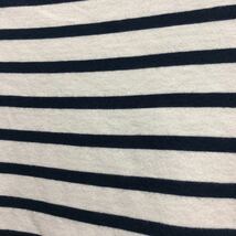 美品 フランス製 セントジェームス ピリアック　ボーダー バスクシャツ 90s 00s 古着 半袖 ボートネック 半袖Tシャツ　ホワイト　ネイビー_画像9