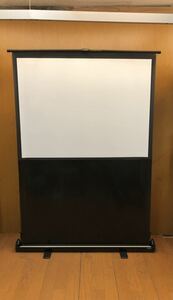 *IZUMI-COSMOizmi60 -inch SP-60 Cosmo mobile screen floor . independent type movie appreciation meeting projector screen *(H832)AKARI