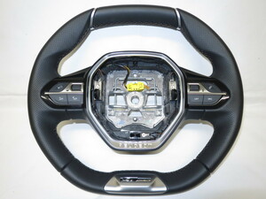  прекрасный товар! Peugeot 508 GT линия оригинальный кожа рулевой механизм рукоятка с переключателем 2008 3008 4008 5008 208 308 408 контрольный номер (W-2664)