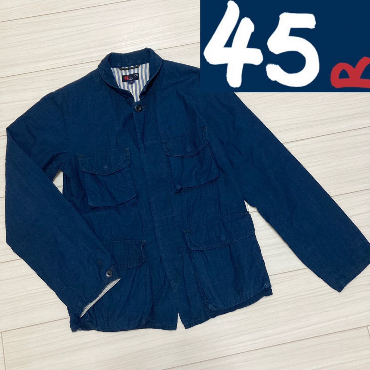 ☆新品☆ 45rpm 和紙藍ツイードコート | myglobaltax.com
