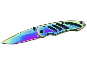 MTech USA フォールディングナイフ レインボーコート MT-472RB