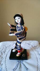 【送料安】人形 踊り子 串本 置物 昭和レトロ 当時もの お土産 郷土玩具 アンティーク 民芸品 昭和30年代 