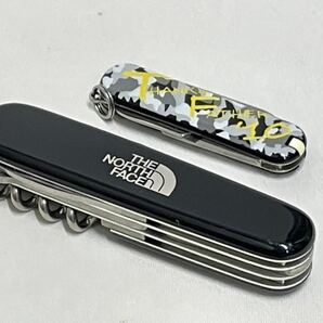 未使用品【VICTORINOX 】THE NORTH FACE ダブルネーム コラボ SWISS ヴィクトリノックス ナイフ ARMY マルチツール 父の日ギフト（中古）の画像2