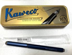●かっこいい八角形の万年筆●カヴェコスペシャル KAWECO SPECIAL BLUE EDITION レア 珍品 クラシック プレゼントに最適 日本完売品
