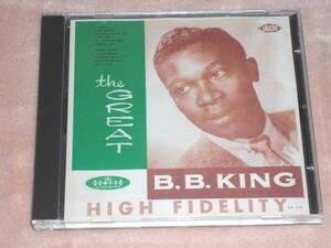 UK盤CD B.B. King ： The Great B. B. King 　（Ace ー CDCHM 1049）　　P blues