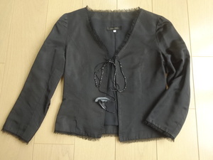 .Y33000 Tomorrowland Des Pres silk 100% light jacket black formal oke- John wedding party 