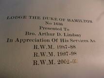 LODGE THE DUKE OF HAMILTON