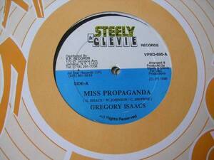 ●Reggae12”●GREGORY ISAACS/MISS PROPAGANDA●STEELY&CLEEVIE