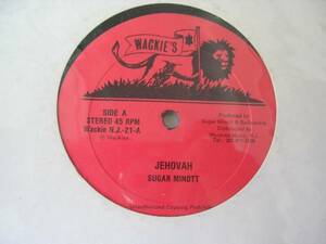 ●Reggae12”●SUGAR MINOTT/JEHOVAH●WACKIE'S