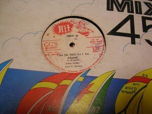 ●Reggae 12”●LEON HYATT AND U.BROWN/TAKE ME BABY AS I AM