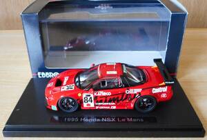 《高橋国光》1/43 ホンダ NSX Le Mans #84 1995【EBBRO(エブロ)】チーム・クニミツ　ル・マン24時間GT2クラス優勝