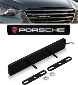 ポルシェ Porsche LED エンブレム グリルバッジ 光るエンブレム 国内発送