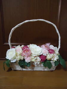 ! large! work adjustment!a-tifi car ru flower! artificial flower!Ruvery!ti Pro ma course work! rose!la naan kyulas! basket arrange! final product!