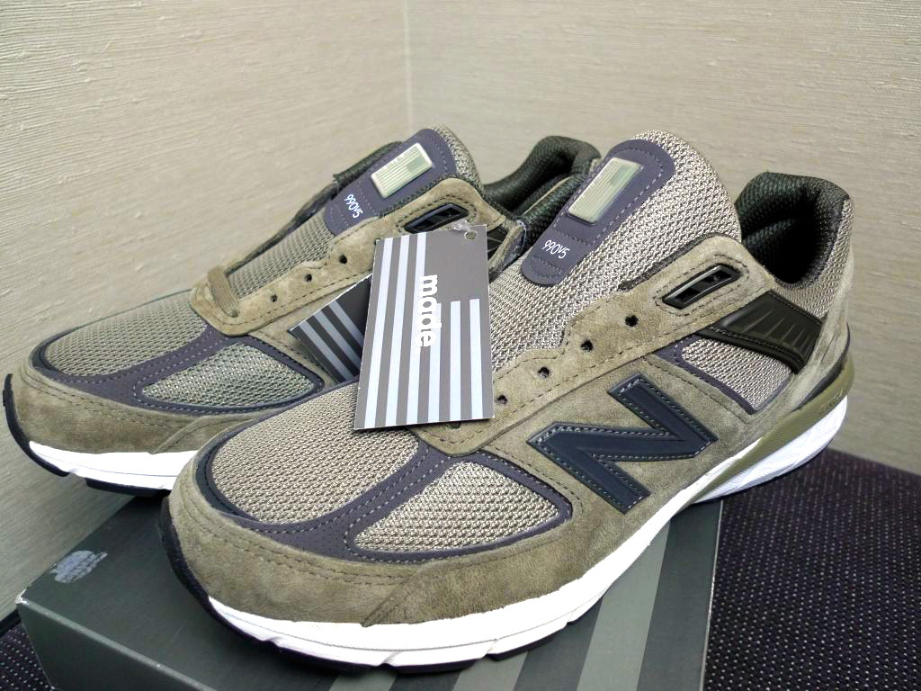新規購入 日本未展開USA製M990BY5新品26.5cm黒ネオンイエロー990v5米国