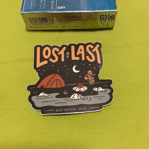 キープ ネイチャー ワイルド★Lost at Last★ステッカー USDM Keep Nature Wild キャンプ キャンパー ハイキング ボランティア ゴミ拾い