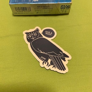 キープ ネイチャー ワイルド★Give A Hoot★ステッカー USDM Keep Nature Wild キャンプ キャンパー ハイキング ボランティア ゴミ拾い