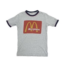 【送料無料】レア 80s-90s Morphine モルヒネ マク○ナルド Tシャツ vintage 古着 パンク ロック_画像1