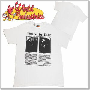 ワールドインダストリーズ WORLD INDUSTRIES LEARN TO FALL PHOTO SST WDSAST17-WHITE-XL フォトTシャツ 半袖 カットソー スケートボード