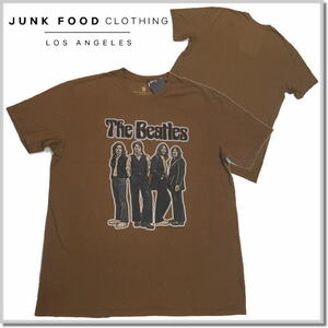  junk food JUNK FOOD THE BEATLES VINTAGE TEE 12MXBEA108-XL Beatles band short sleeves T-shirt 