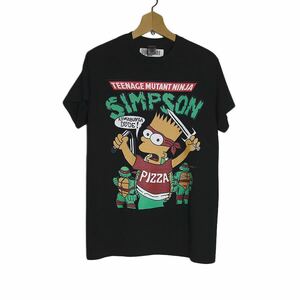 Tシャツ 新品 ティーシャツ プリントTシャツ GILDAN 黒色 メンズ Sサイズ SIMPSON キャラクター ミュータントタートルズ #2433