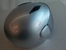 ヘルメット屋！●○（D104）中古バイクヘルメット（8）57-60？　シルバー　PSCマーク付　4-2/21（こ）_画像3