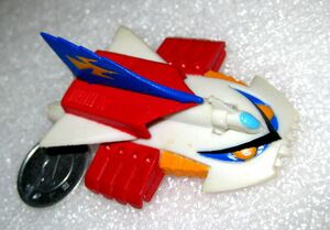 【USED美品(少々汚れあり)】BANDAI カプセル玩具 HGシリーズ スーパーロボット大全集5より USED【ブルーガー (勇者ライディーンより)】