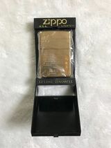 ZIPPO ジッポー オイルライター　金色　ゴールド　未使用品　1995年製_画像5