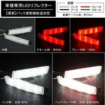 LEDリフレクター セレナ C25 スモール・ブレーキ・バック連動 ブレーキランプ_画像2