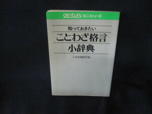 知っておきたいことわざ格言小辞典　シミ有/UBS