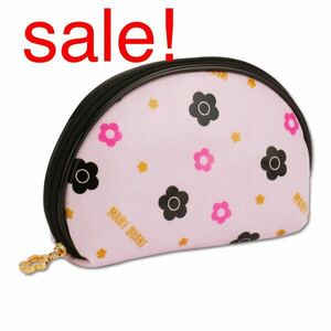 FinalSale![ new goods tag attaching unopened ] Mary Quant * mirror attaching pouch pink 