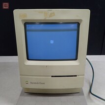 Apple Macintosh Classic M0420 本体 アップル マッキントッシュ 通電のみ確認 ジャンク パーツ取りにどうぞ その2【40_画像1