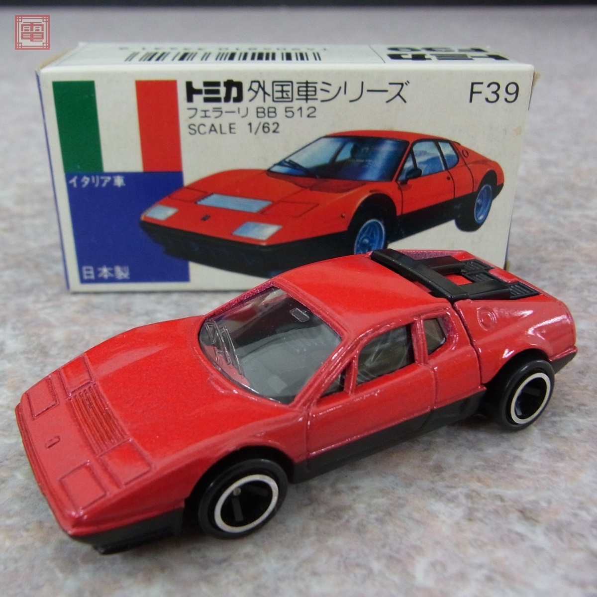 TOMICA トミカ フェラーリ 512BB ヨーロッパ向け 輸出カラー-