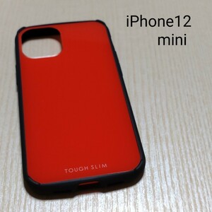 《iPhone12mini》TOUGH SLIM LITEケース レッド