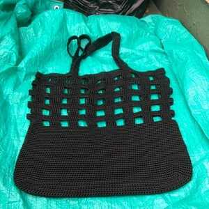  new goods ZARA MAN Zara tote bag shoulder bag black black 