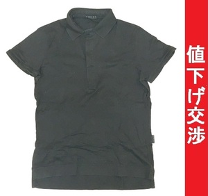 [ regular goods ]si attrition - polo-shirt with short sleeves black S