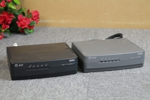 [NTT]INS Mate terminal adapter 2 point set (V-8DSUlV-30DSU) present condition goods 