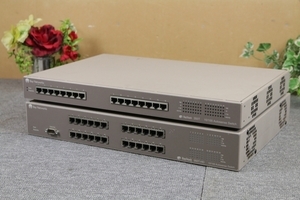 現状!! BayNetworks ギガビットスイッチ２点セット 350T 350T-HD