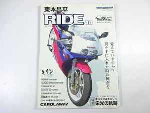 東本昌平RIDE40/ホンダVFR750R　スズキSTRATOSPHERE