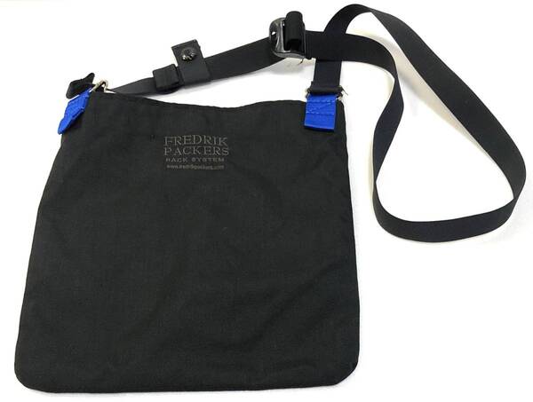 FREDRIK PACKERS フレドリックパッカーズ ショルダーバッグ 黒青 224071 サコッシュ ブラック ブルー