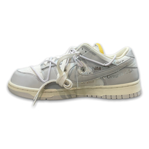 ナイキ NIKE DUNK LOW OFF-WHITE 1 OF 50 49 SAIL/NEUTRAL GREY-HYPER VI DM1602-123 グレー 28cm /N /M_画像2