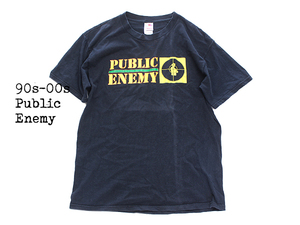 ★DUT★【PUBLIC ENEMY◆パブリックエネミー】90s-00s◆定番人気ロゴ◎ Tシャツ Lサイズ◆TS