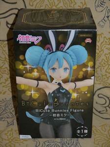  Hatsune Miku BiCute Bunnies Figure black ...ver.ba knee Miku figure Art by black star . white unopened goods 