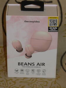  theCoopidea BEANS AIR サクラピンク Bluetooth 5.1 完全ワイヤレス イヤフォン 防水規格IPX5